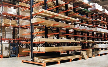 Cantilever Rack for Hanover warehouses