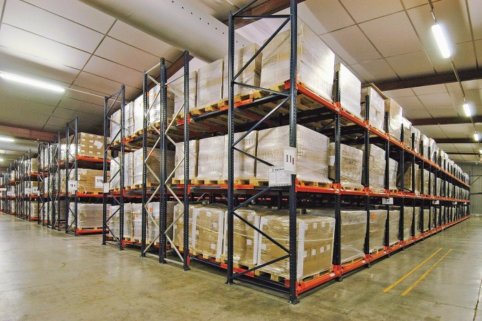 Push Back Pallet Rack for Hanover warehouses